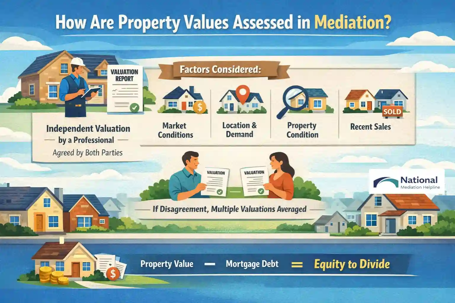 How Are Property Values Assessed in Mediation Hampshire?