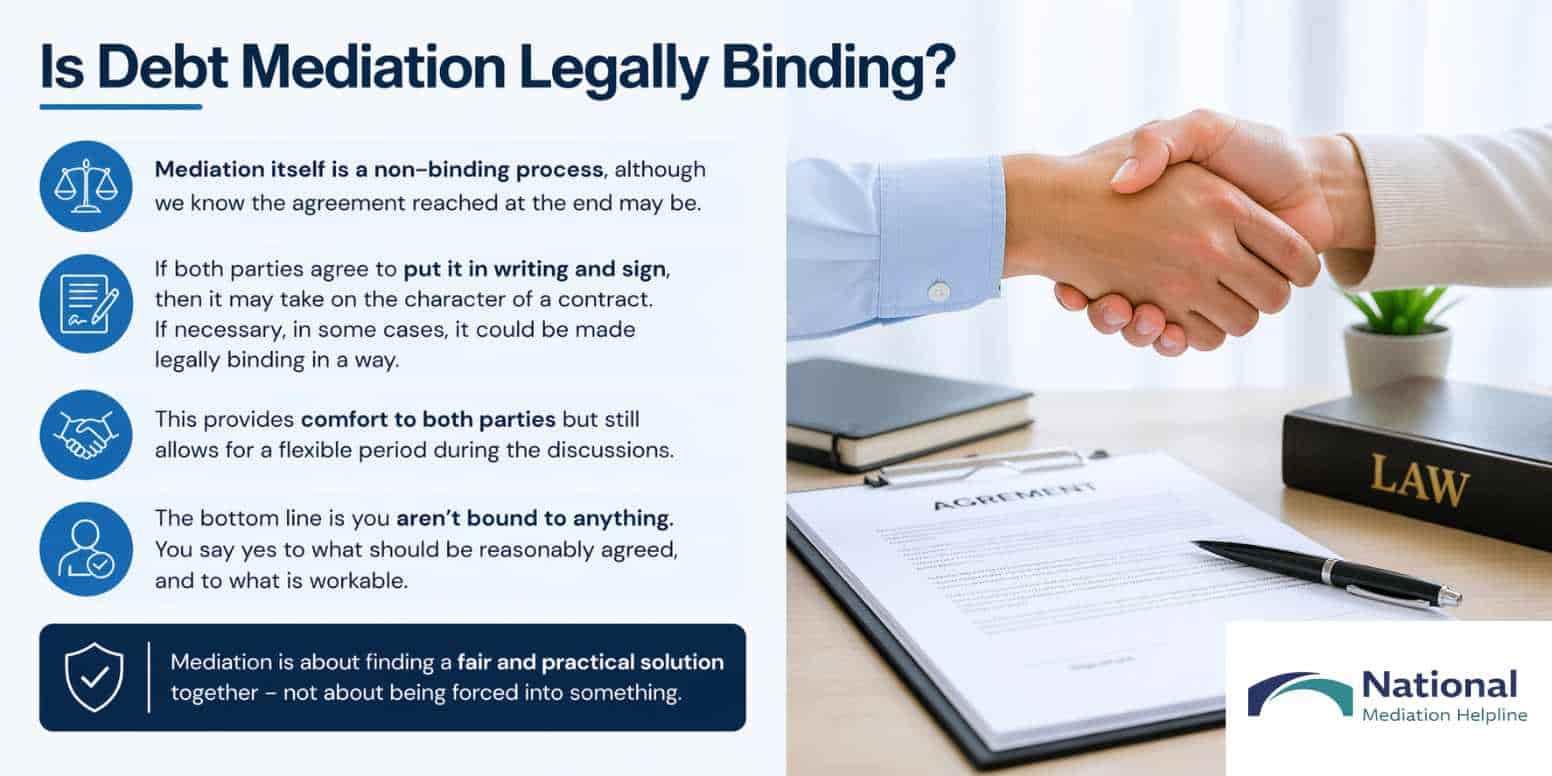 Is Debt Mediation Legally Binding Hampshire