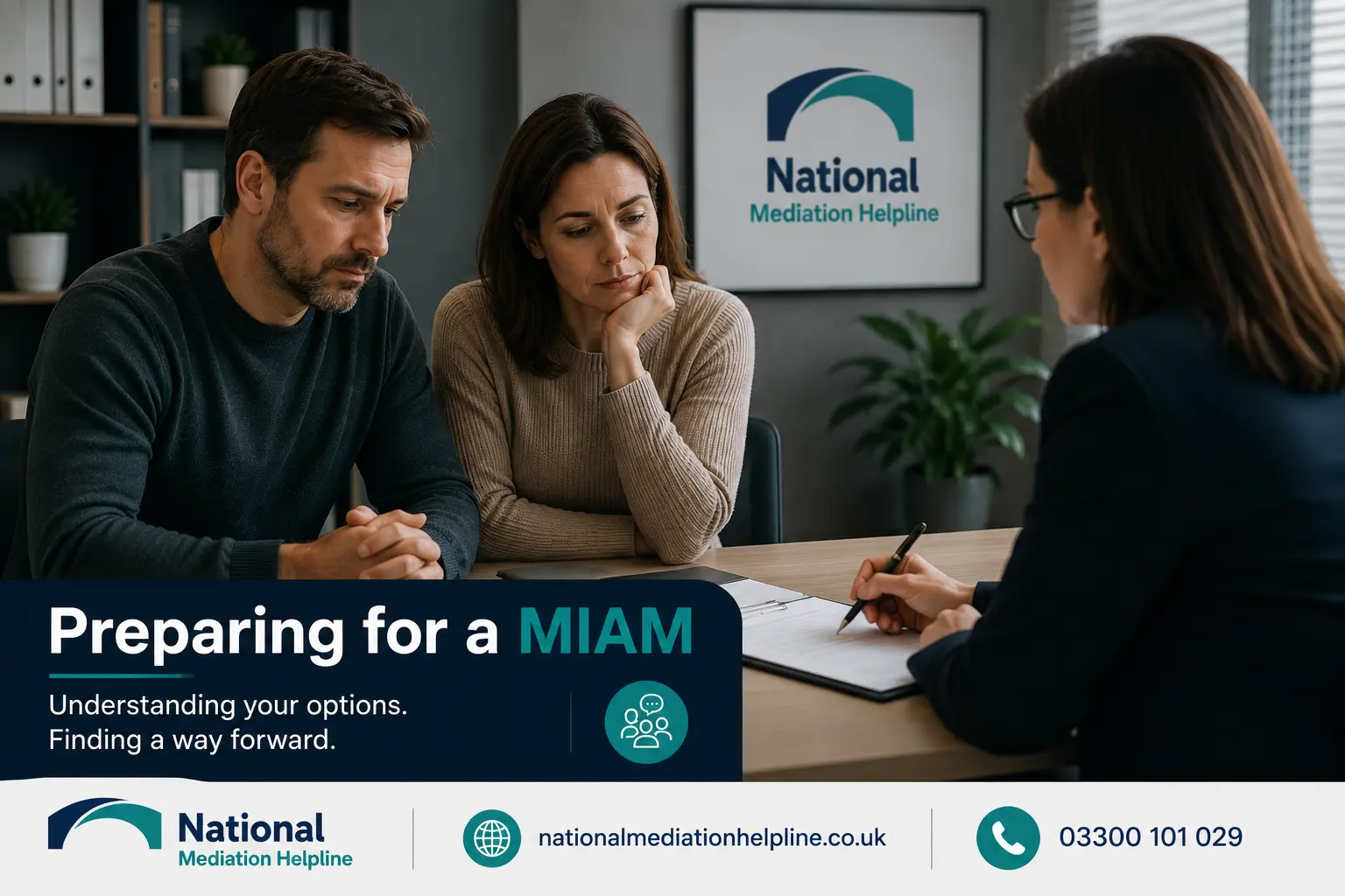 How to prepare for a miam in Hampshire Preparing for a MIAM. An image explaining how to prepare yourself emotionally and rationally for the first miam appointment 