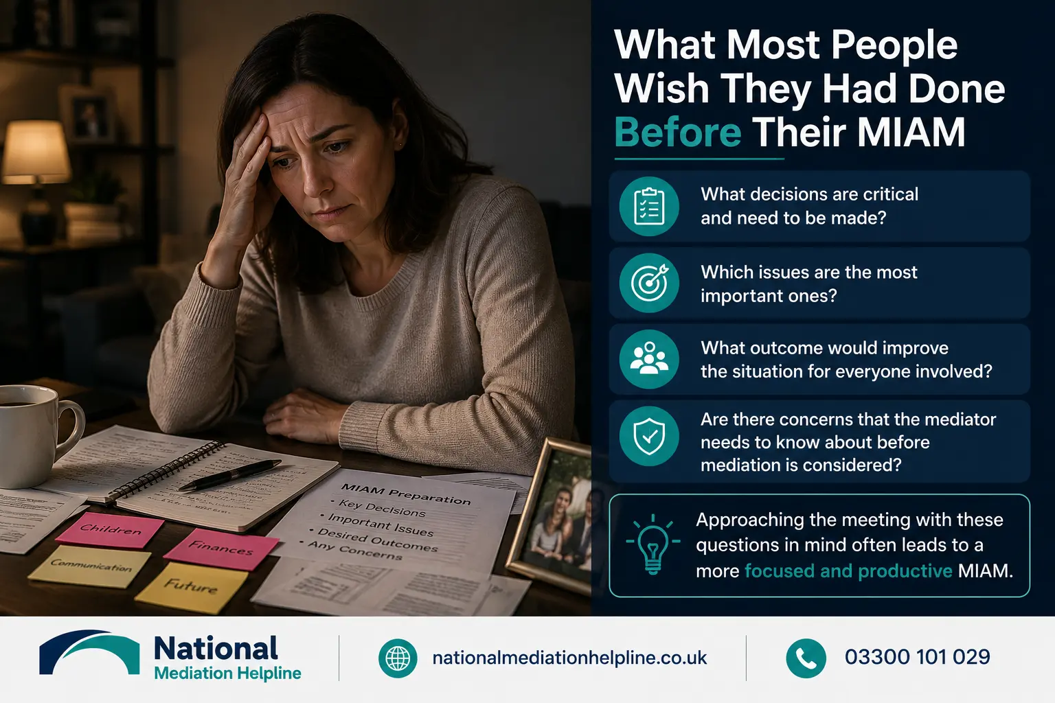 How to prepare for a miam in Hampshire What most people miss what should they have done before miam